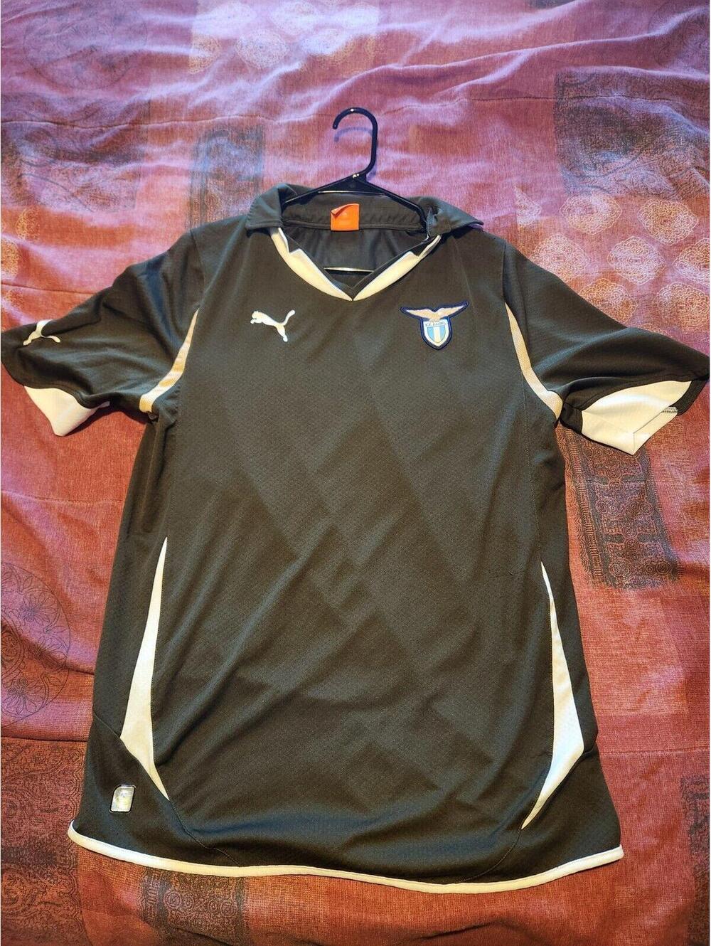 Lazio 2010/2011 Rare Authentic Italy Away Soccer Jersey Size L
